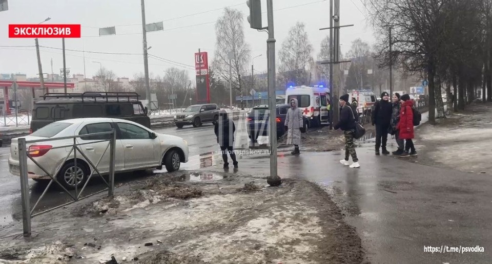 Пенсионерку сбили на пешеходном переходе в Пскове