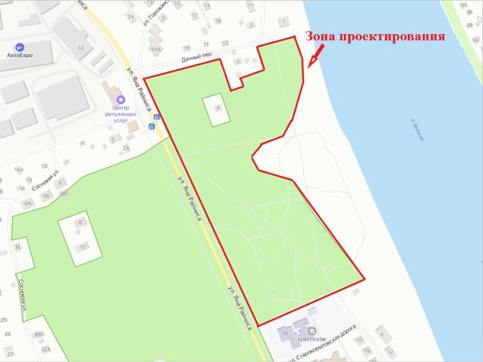 Проект благоустройства Корытовского лесопарка в Пскове разработают до конца августа 