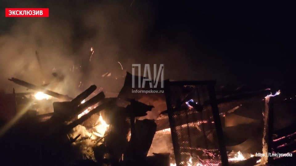 Пенсионер погиб на пожаре в Псковском районе