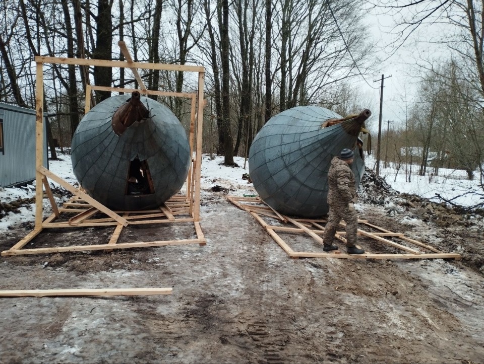 Аварийные конструкции разобрали в Троицкой церкви в Порховском районе Аварийные конструкции разобрали в Троицкой церкви в Порховском районе