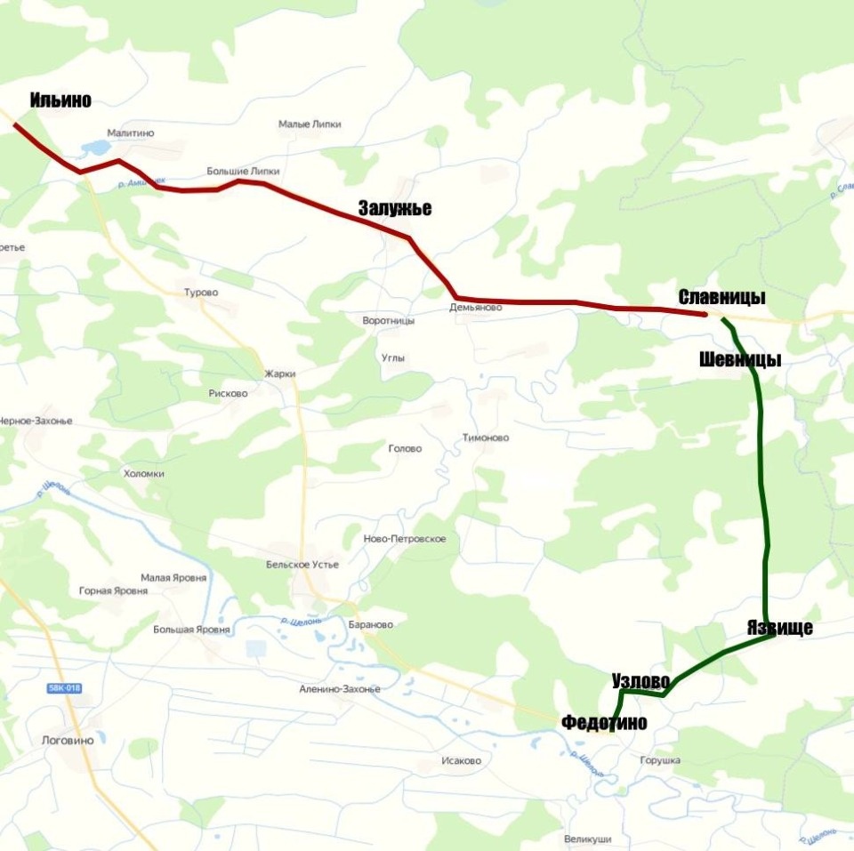 До 1 апреля из-за подтопления закрыли движение по дороге в Порховском районе