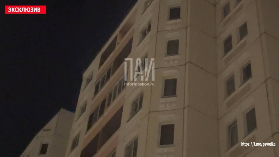 Псковичка выпала с балкона девятого этажа Псковичка выпала с балкона девятого этажа