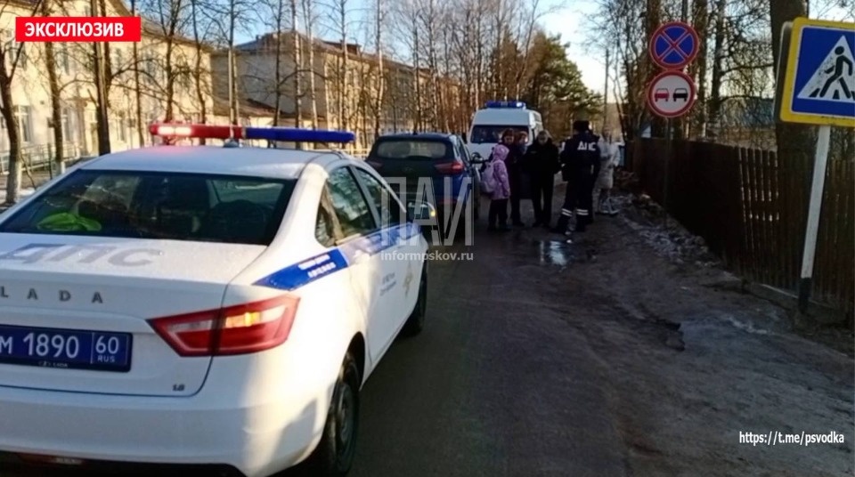 Девочку сбил автомобиль в Стругах Красных