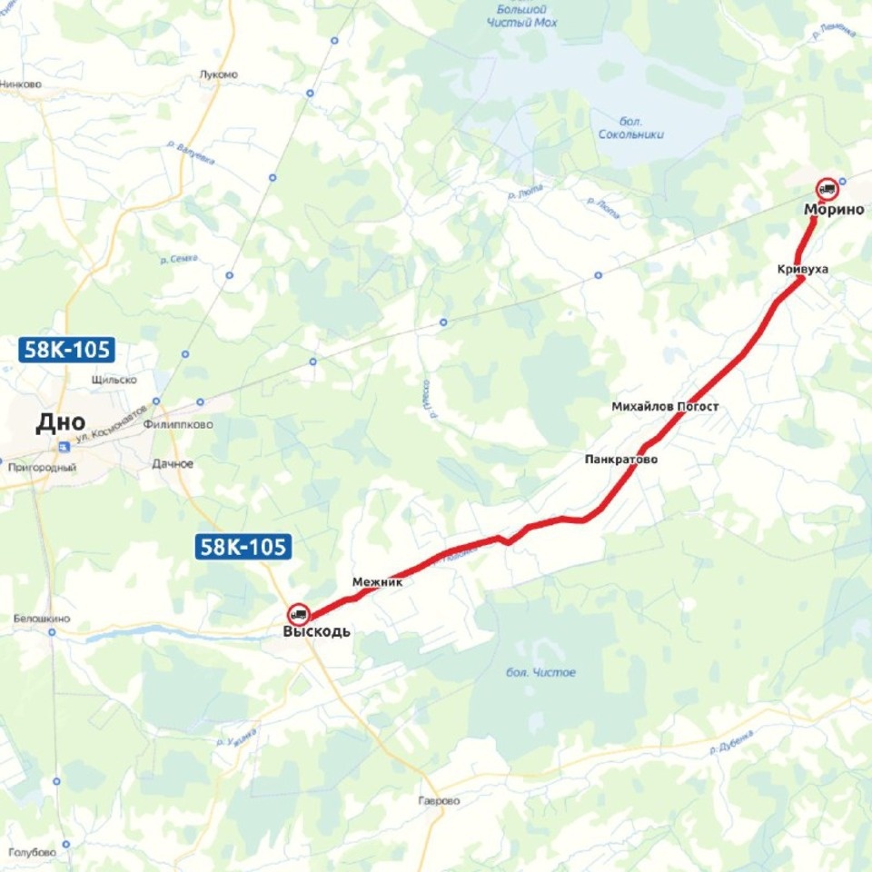 До начала апреля грузовикам запрещается ездить по нескольким дорогам Псковской области 