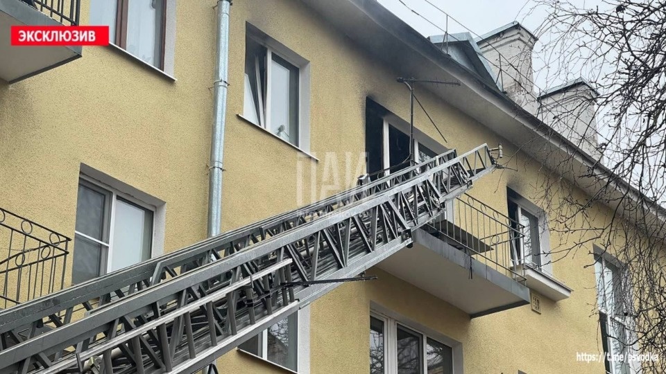 На пожаре в Пскове обнаружили погибшего На пожаре в Пскове обнаружили погибшего