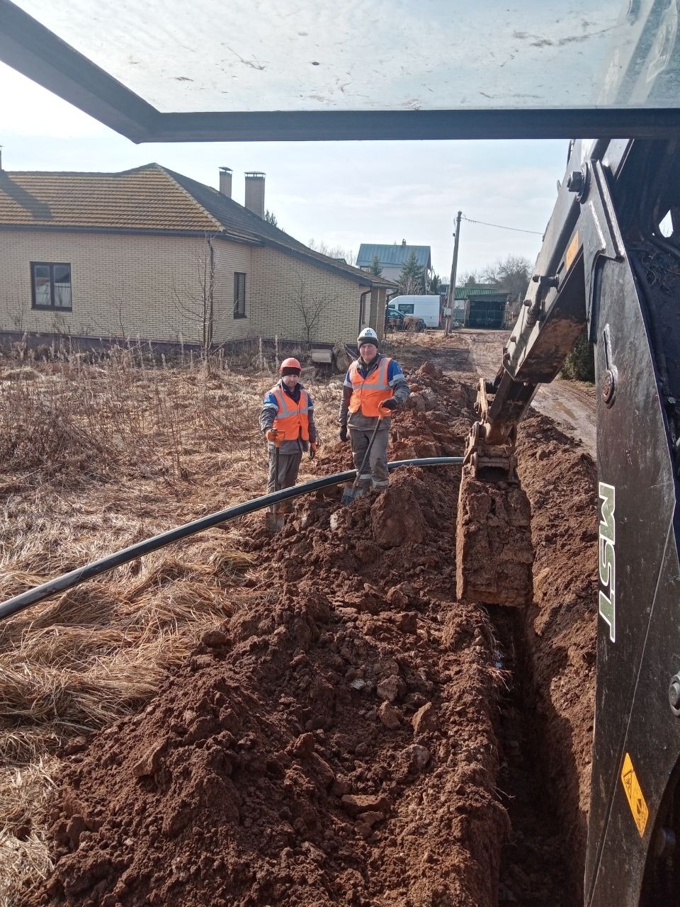 Начались строительные работы для догазификации псковской деревни Филатова Гора
