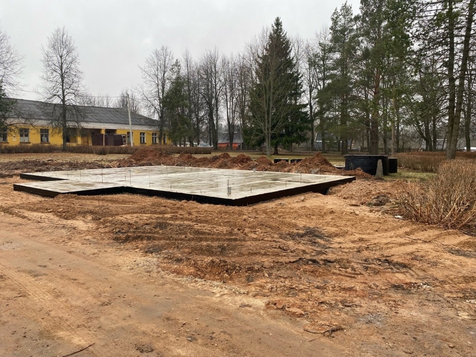 В Локне начали строить новый пост скорой медицинской помощи