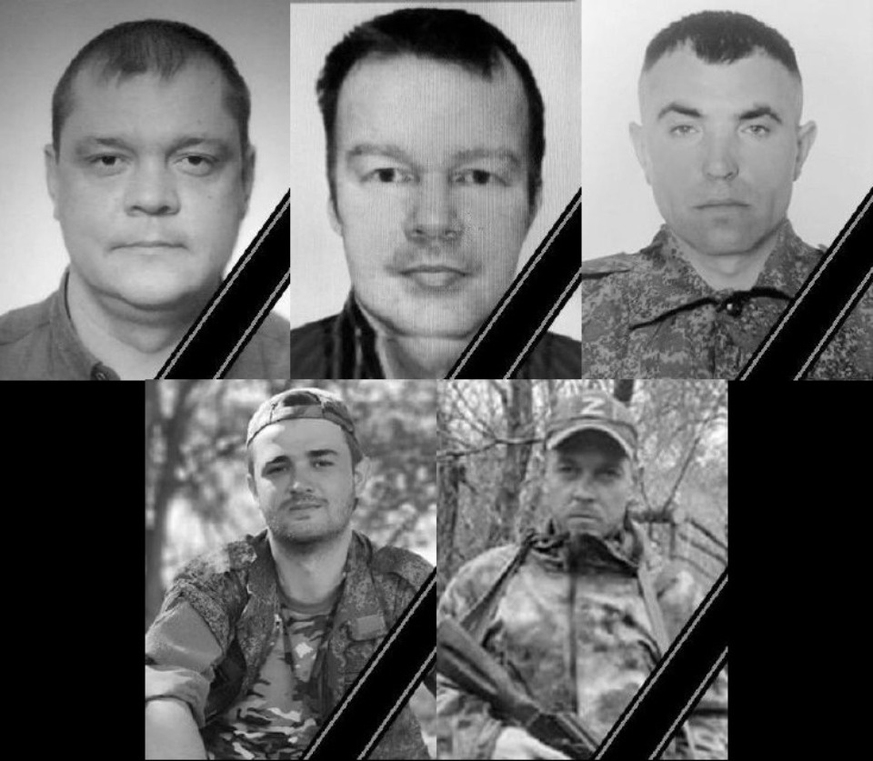 В Псковской области простились с пятью погибшими в зоне СВО бойцами