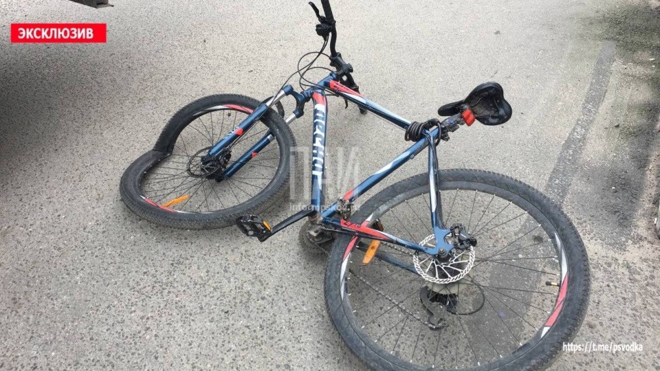 В Пскове в результате ДТП пострадал велосипедист