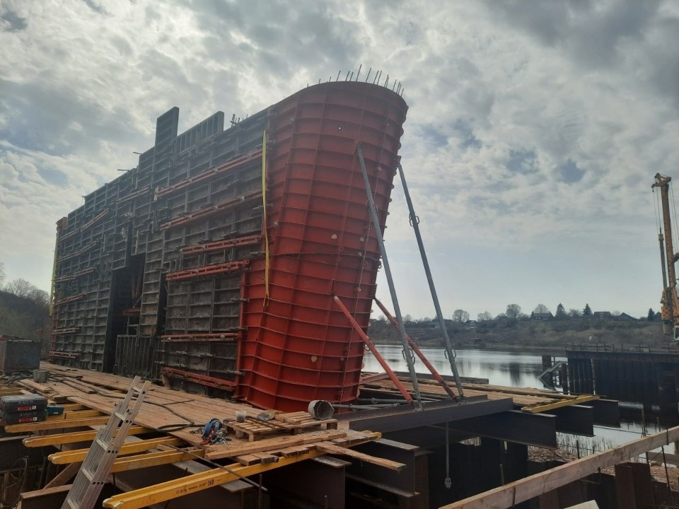 Строительство Северного обхода города Пскова продолжается 