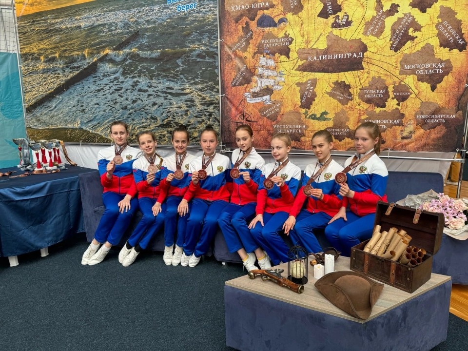 Псковичи завоевали три медали на Всероссийских соревнованиях по спортивной аэробике