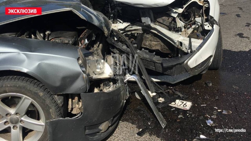 Пассажир пострадал в аварии в Пскове 