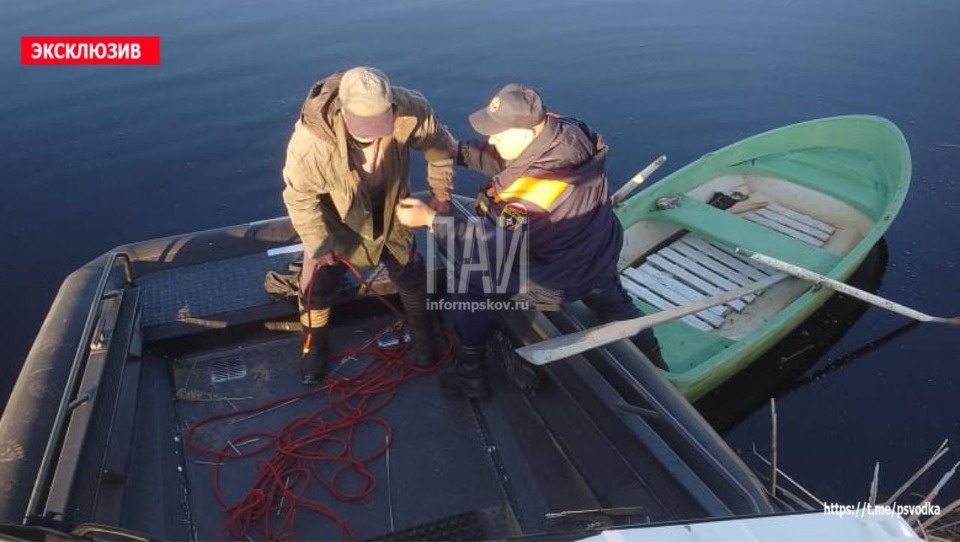 Спасатели спасли потерявшегося в устье реки Великой рыбака в Псковском районе