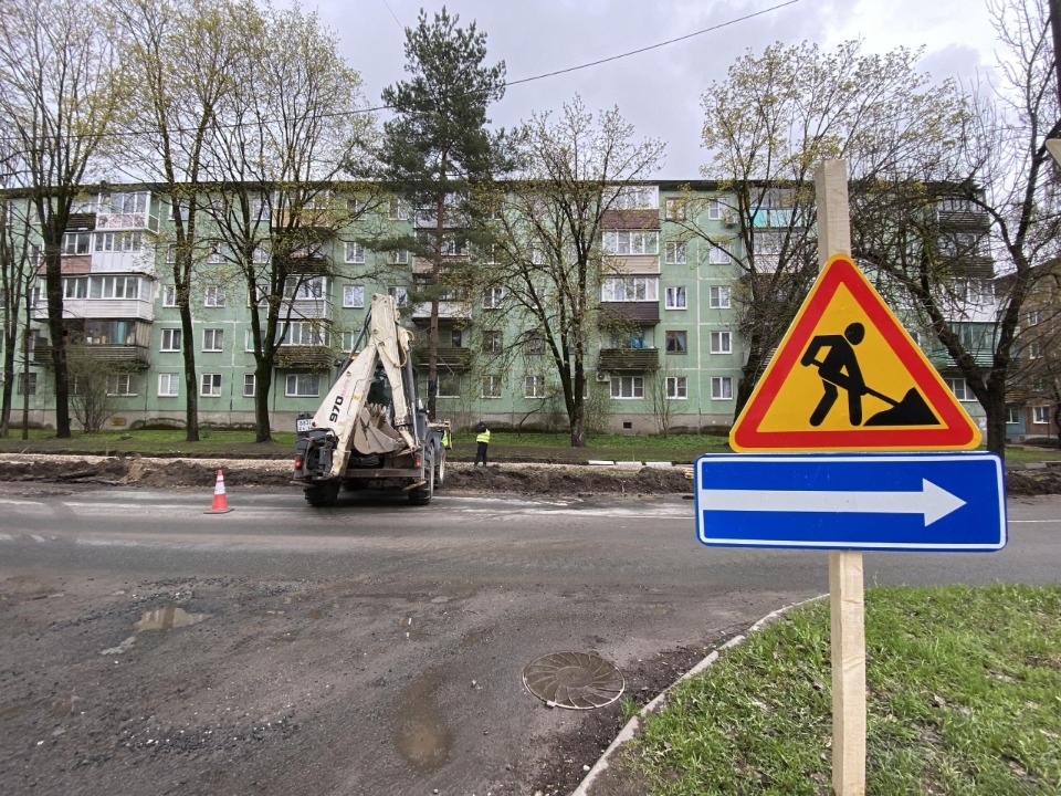 Участок улицы Розы Люксембург в Пскове перекроют с 8 мая