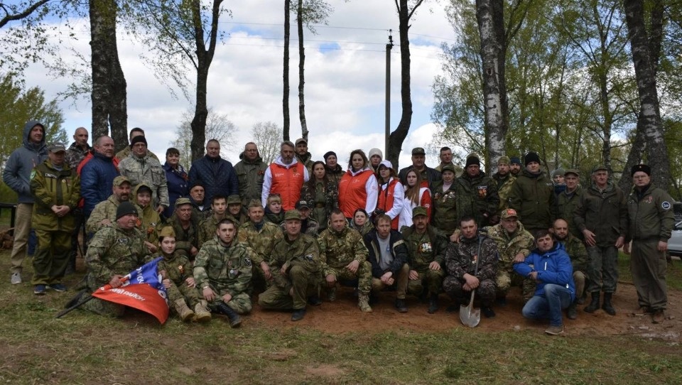 Останки 99 советских воинов захоронили в Пустошкинском районе в рамках «Вахты Памяти-2024»