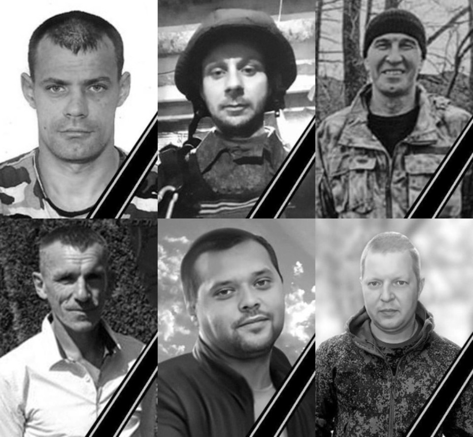 С шестью бойцами, погибшими в зоне СВО, простились в Псковской области 