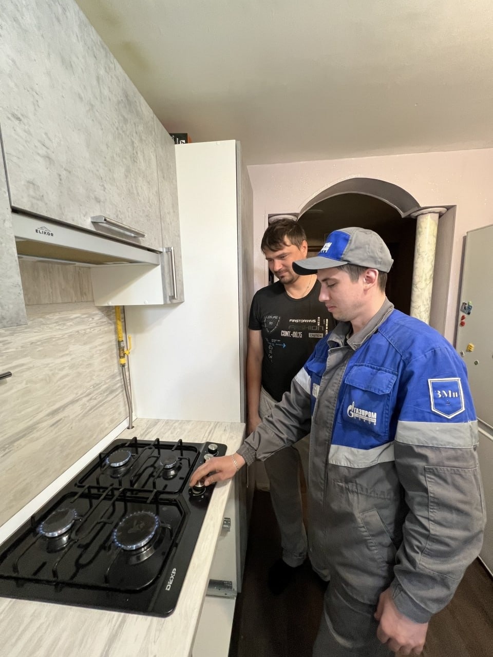 В деревне Опочицы Псковской области введен  в эксплуатацию газопровод