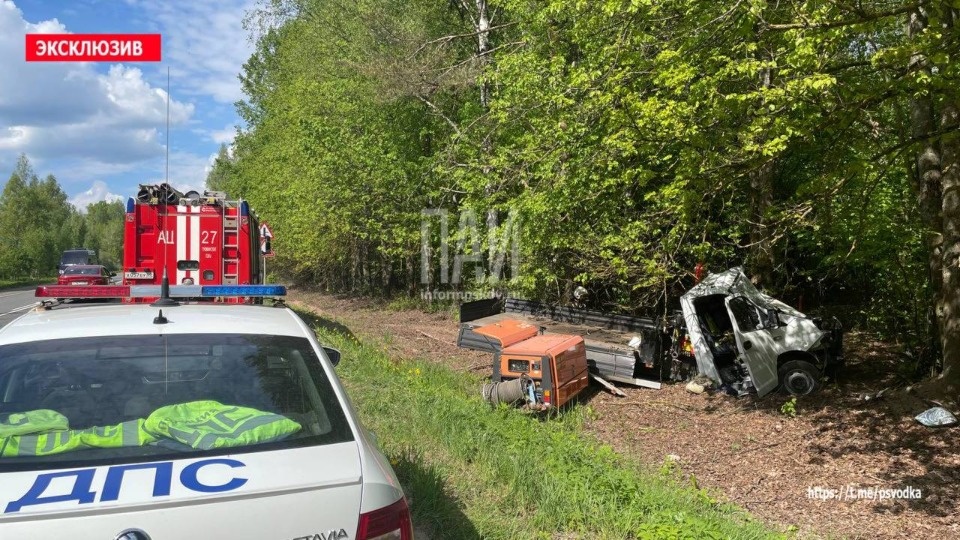 Водитель манипулятора погиб в результате ДТП в Пушкиногорском районе