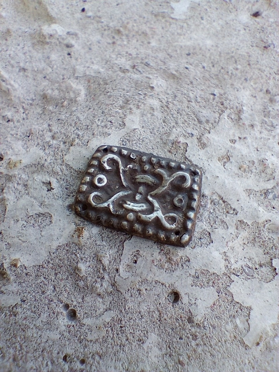 Тисненые накладки обнаружили на раскопе у церкви Николы со Усохи в Пскове