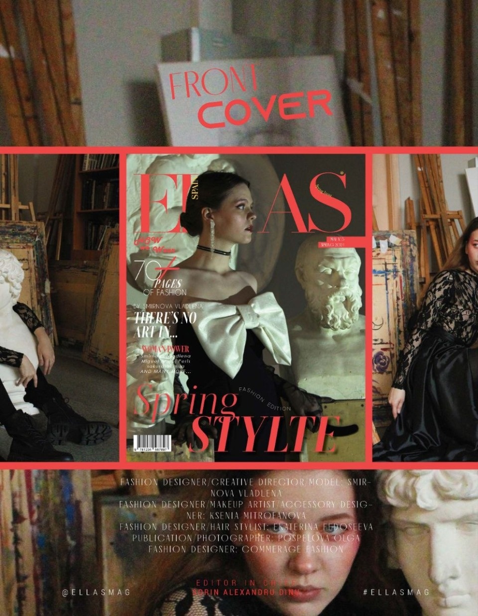 Фотографии образов Театра мод ПсковГУ разместили в испанском журнале Ellas