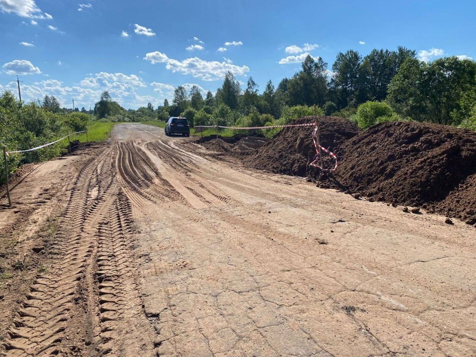 Последствия ливня устраняют на юге Псковской области