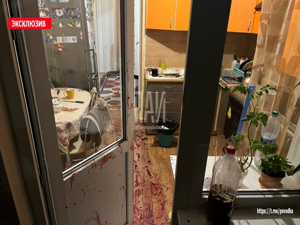 В Пскове мужчина зарезал свою супругу на почве ревности
