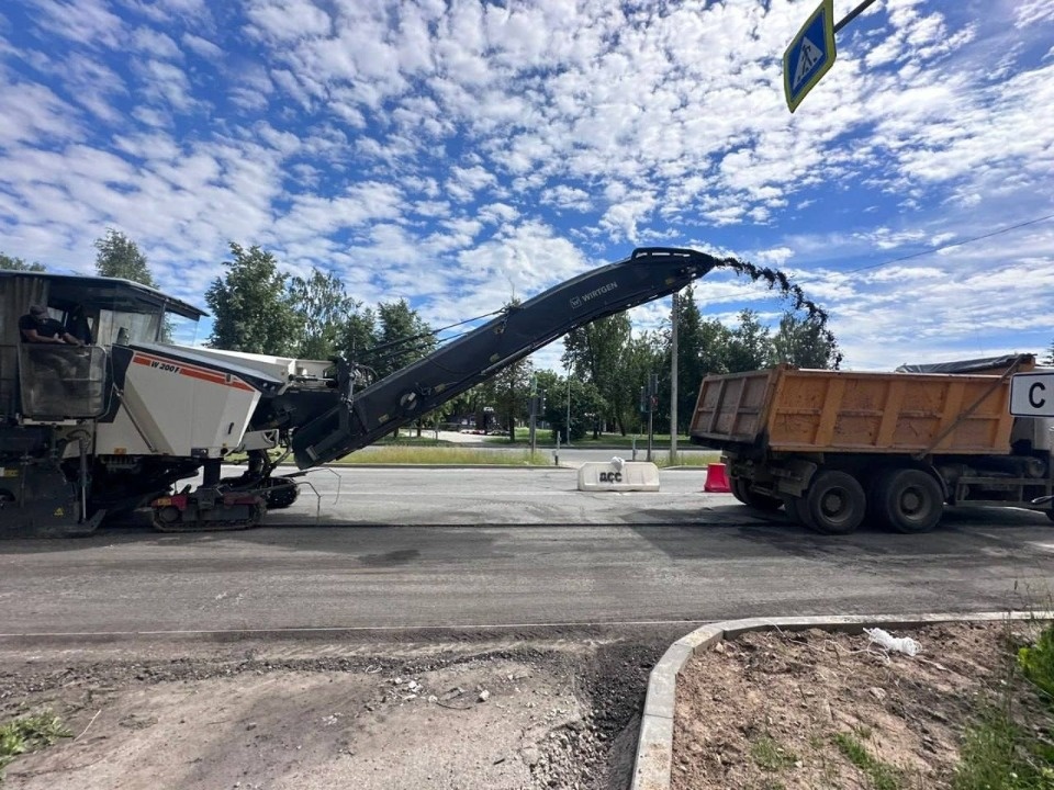 В Пскове стартовал ремонт проспекта Энтузиастов