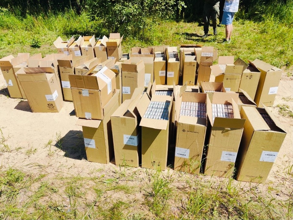 На юге Псковской области выявили партию нелегальных сигарет 