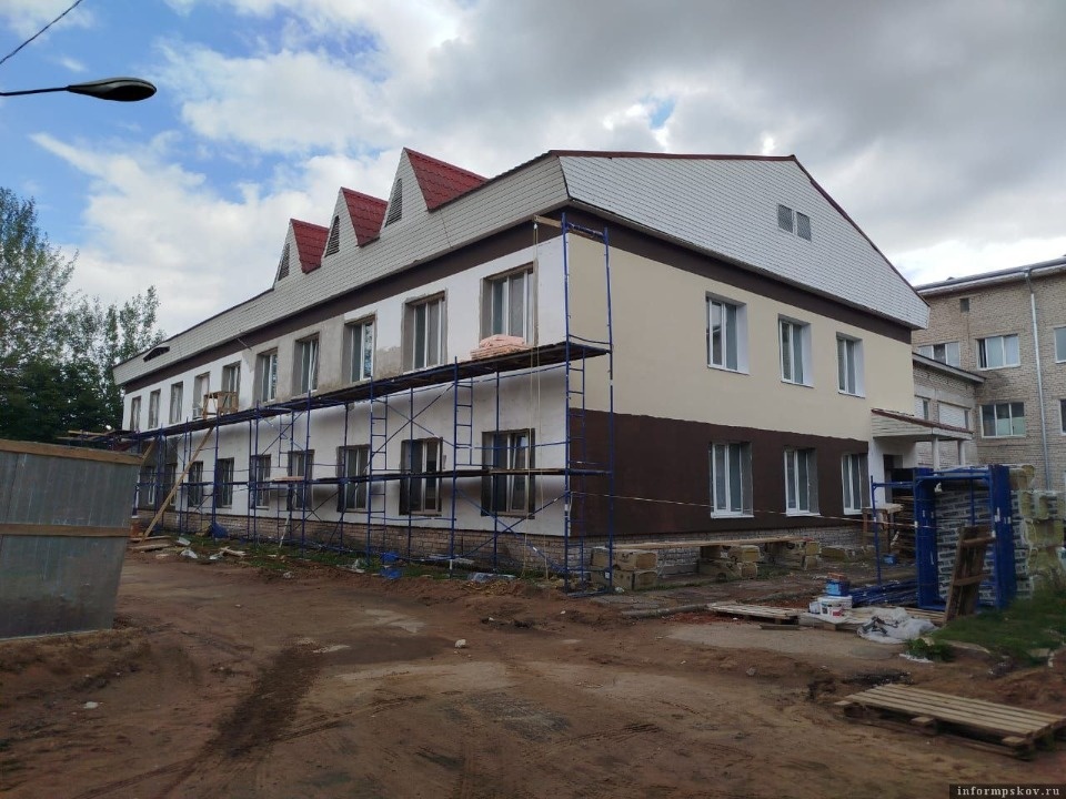 Капитальный ремонт проводится в Гдовской районной больнице