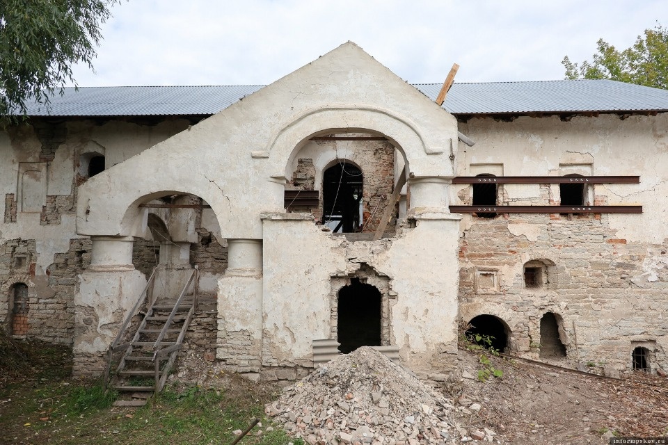 Дом Печенко в Пскове планируется полностью законсервировать до весны 2025 года