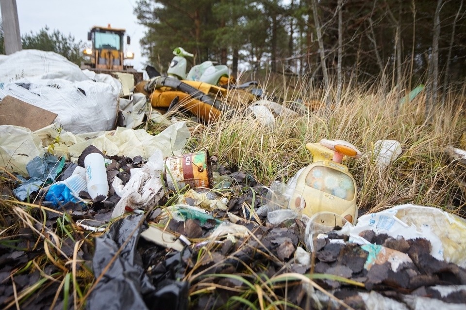 450 кубометров мусора вывезли из Гдова за два дня