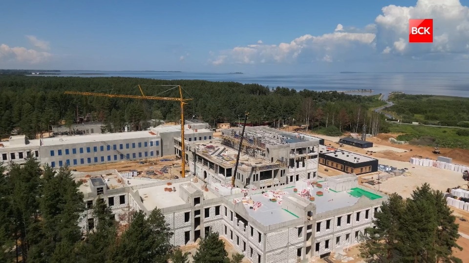 Всероссийский детский центр отдыха в Псковской области построен на 70%