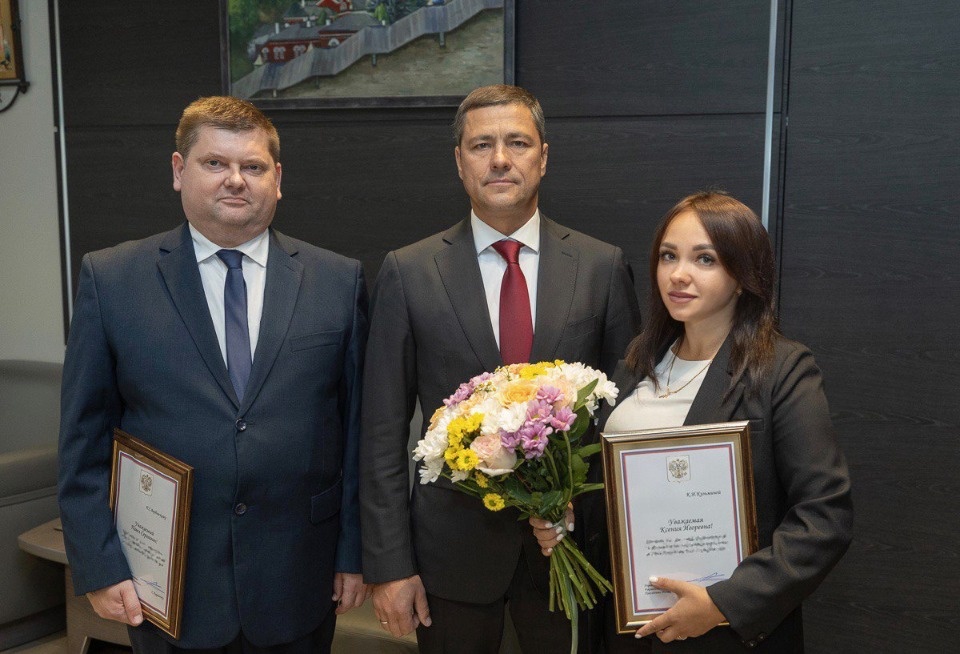Специалистам ЦУР Псковской области вручили благодарности от первого замруководителя Администрации президента РФ