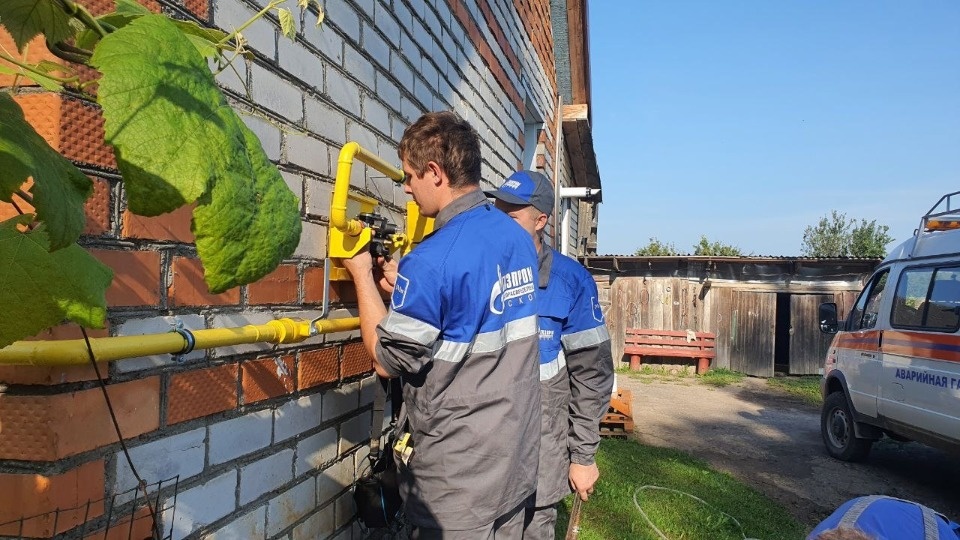 В дом участников СВО в деревне Палкинского района провели газ 