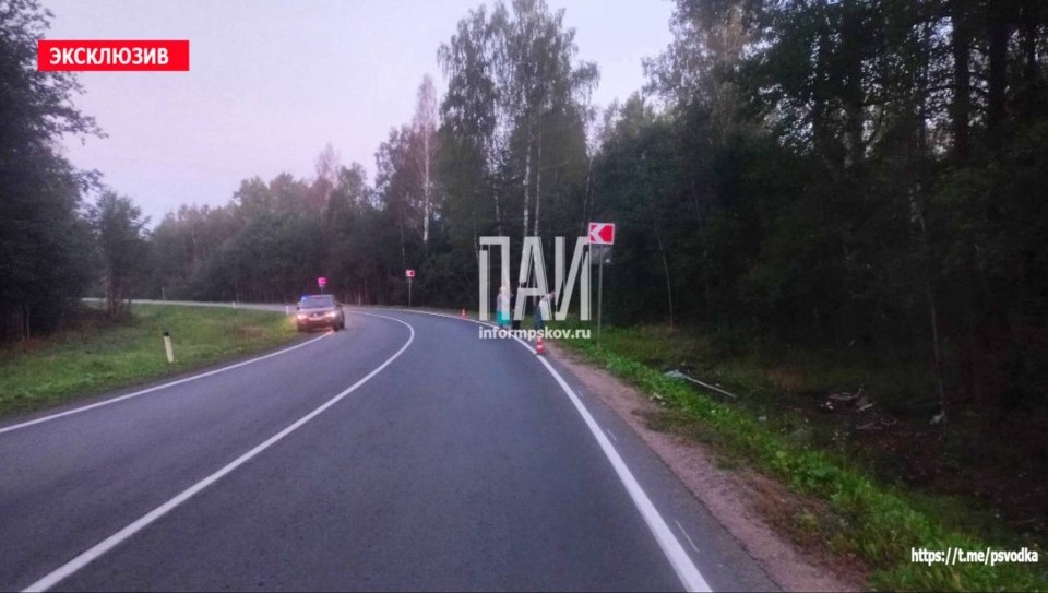 Смертельное ДТП произошло в Псковском районе Смертельное ДТП произошло в Псковском районе