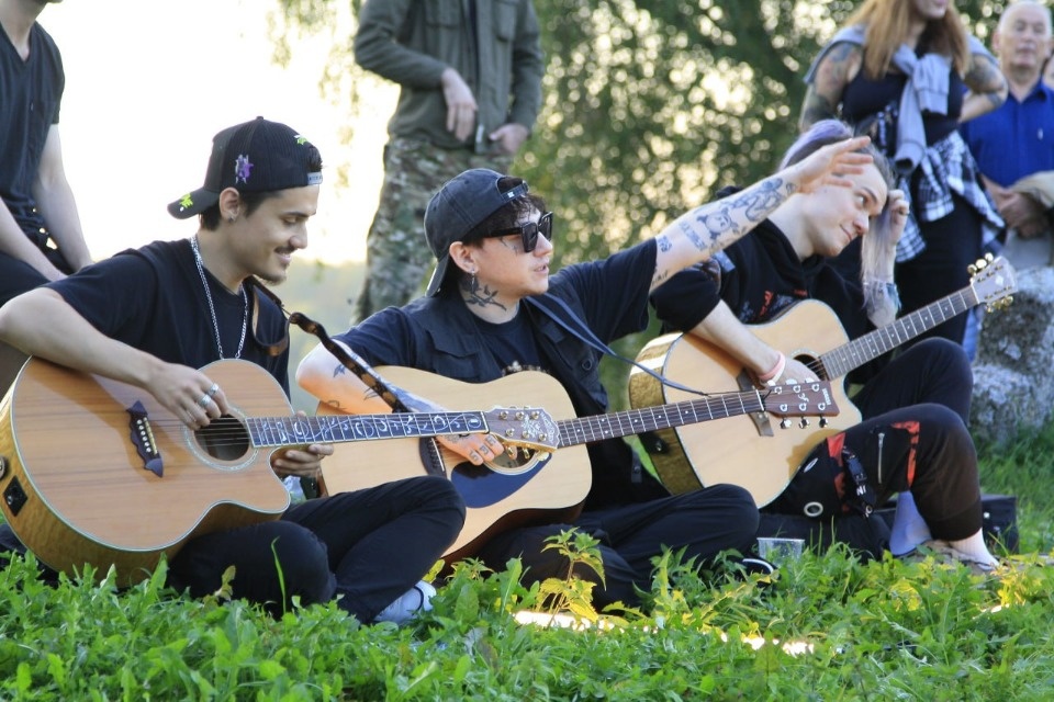 Группа «Три дня дождя» выступила в музее-заповеднике «Михайловское»