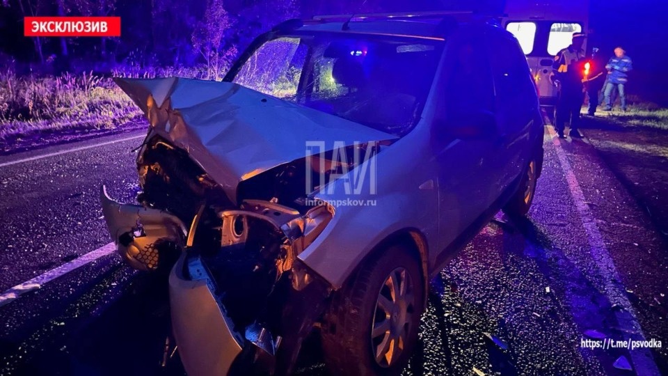 Два человека пострадали в аварии в Великолукском районе Два человека пострадали в аварии в Великолукском районе