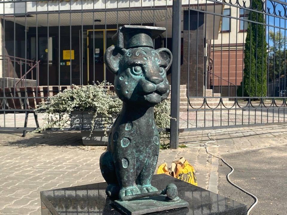 Новые барсики появились у зданий двух судов в Пскове Новые барсики появились у зданий двух судов в Пскове