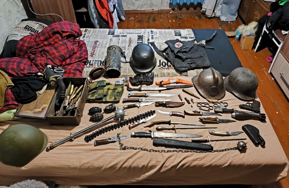 В Псковской области пограничники пресекли незаконный оборот оружия и взрывных устройств