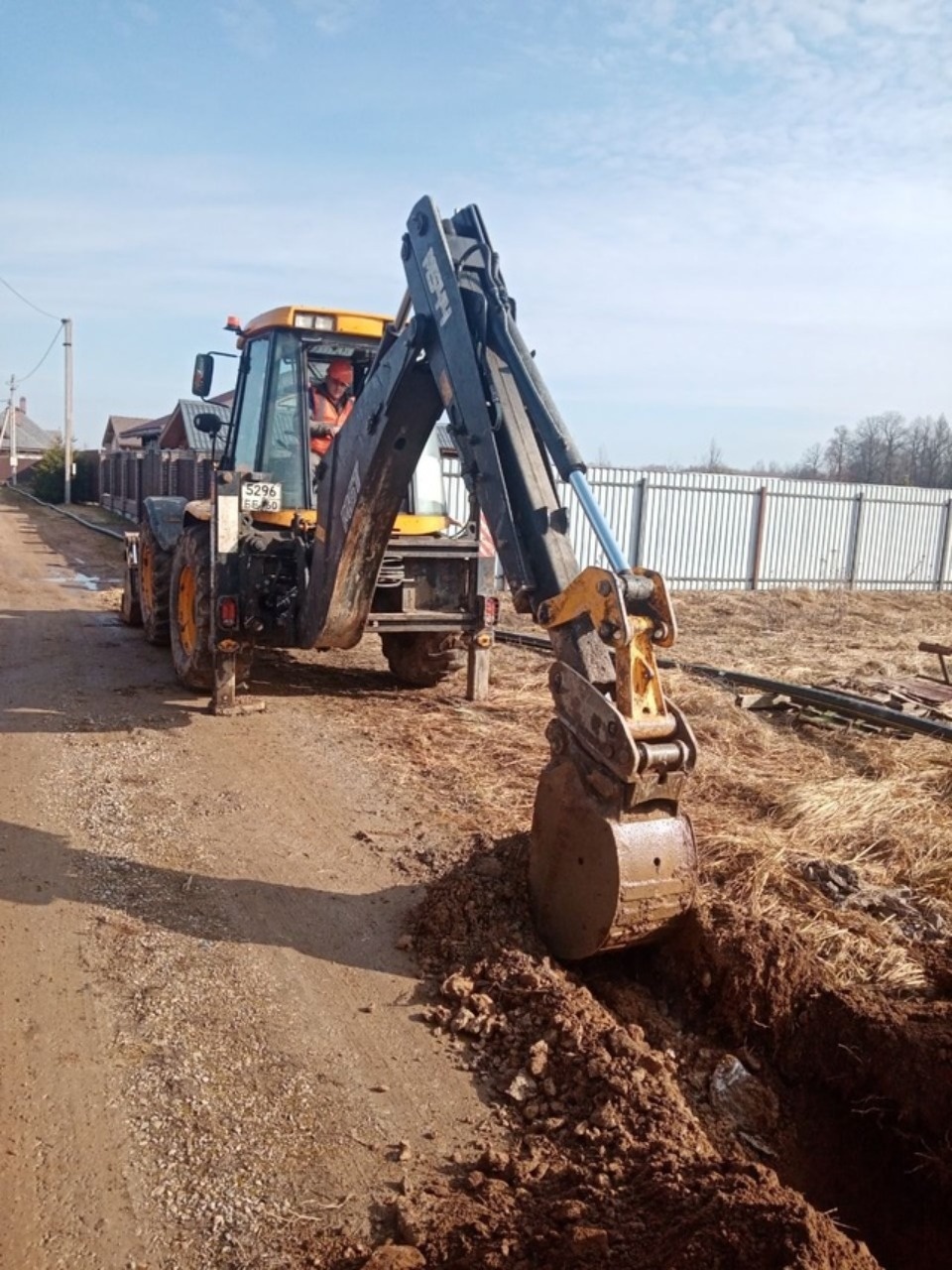 В деревне Молочково-Дубенец Псковской области построили внутрипоселковый газопровод