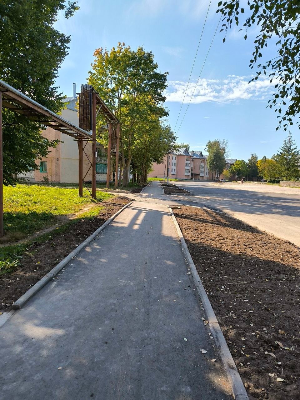 Завершен ремонт дороги в посёлке Белорусский Пыталовского района Завершен ремонт дороги в посёлке Белорусский Пыталовского района