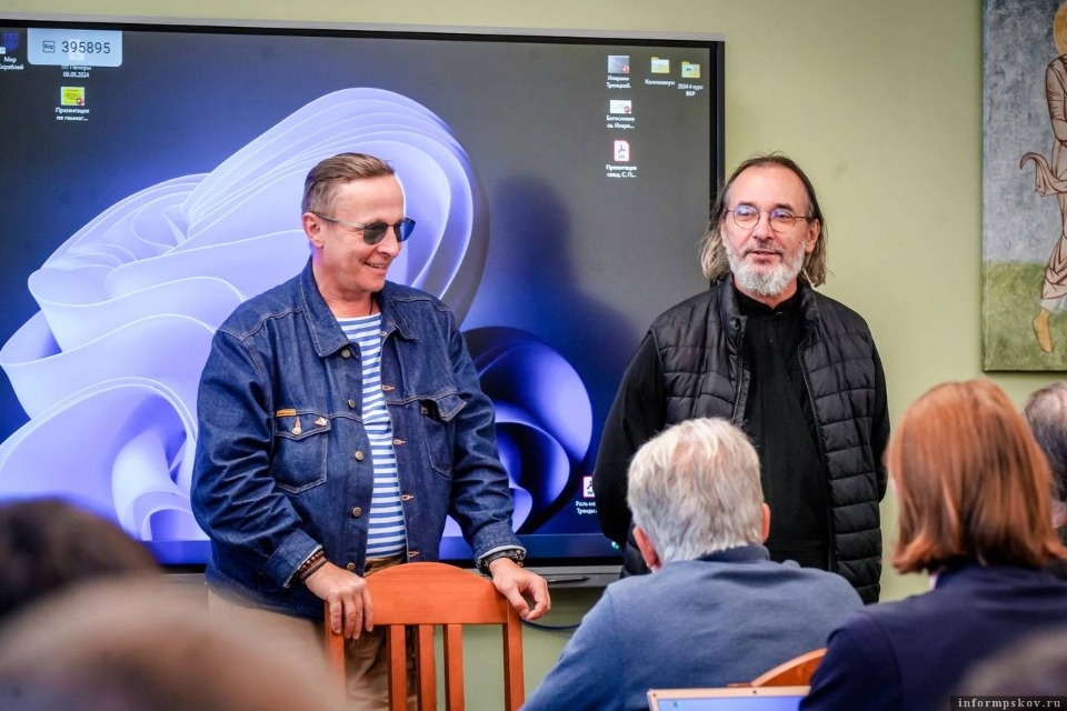 Иван Охлобыстин и Александр Гринцевич побывали в Псково-Печерской семинарии Иван Охлобыстин и Александр Гринцевич побывали в Псково-Печерской семинарии