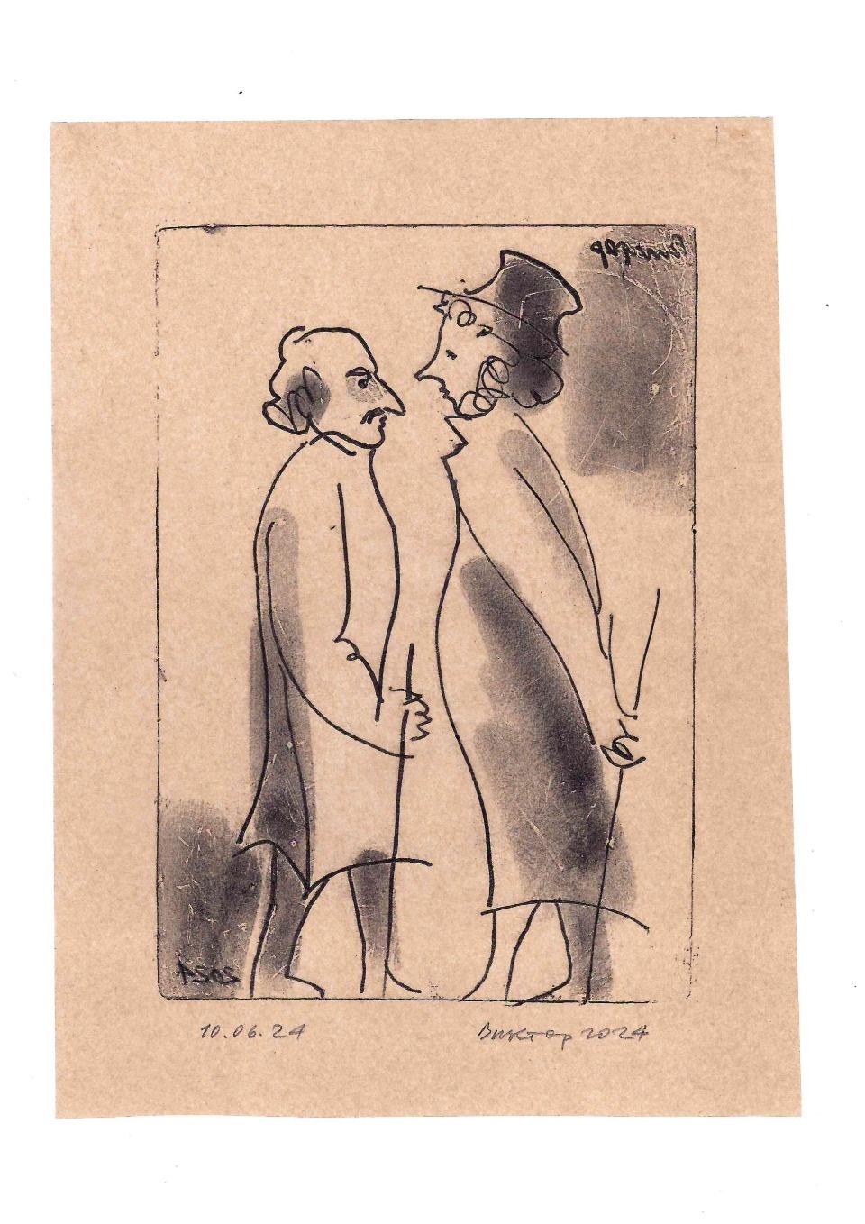 Петербургский художник подарил Псковскому музею несколько своих работ