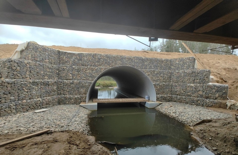 В Себежском районе для транспорта открыли мост через реку Веть (Лосьма)