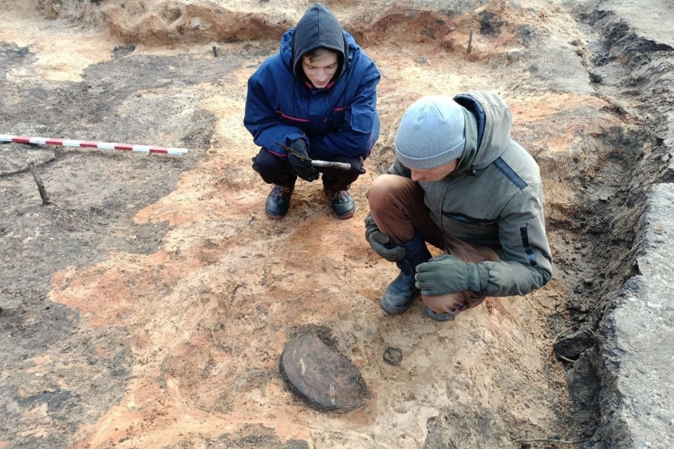 Раскоп на Плехановском посаде в Пскове принес археологам новые находки