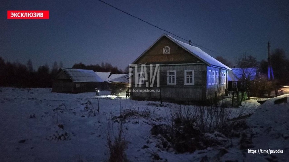Возгорание ликвидировали в жилом доме в Дновском районе
