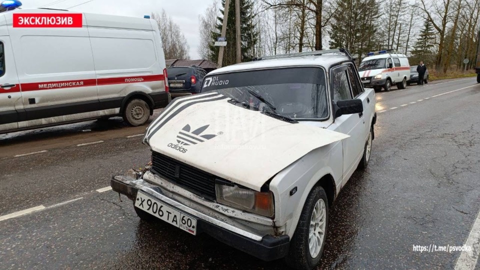 Женщина пострадала в аварии в Великолукском районе Женщина пострадала в аварии в Великолукском районе