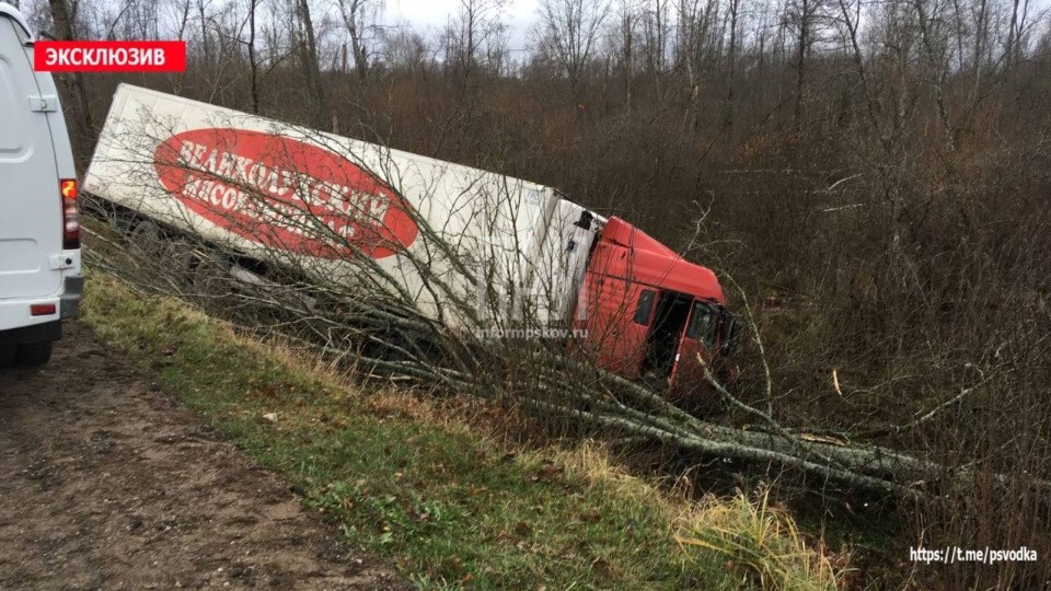 Водитель фуры пострадал в ДТП в Великолукском районе Водитель фуры пострадал в ДТП в Великолукском районе