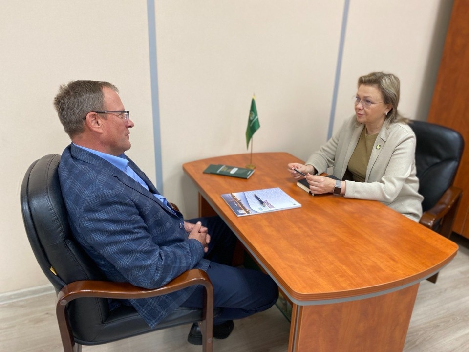 Работу Россельхозбанка в Опочецком муниципальном округе обсудили Юрий Ильин и Анна Тарасенко Работу Россельхозбанка в Опочецком муниципальном округе обсудили Юрий Ильин и Анна Тарасенко