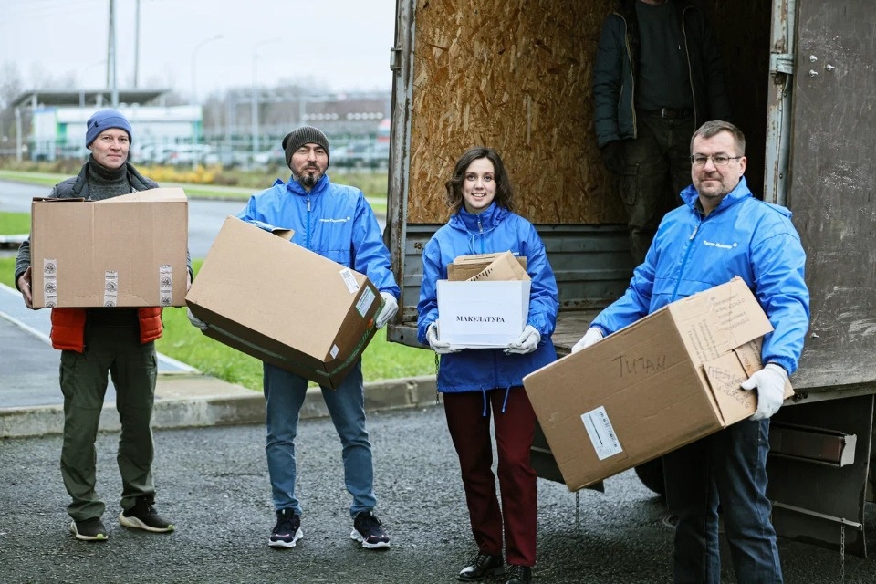 Завод «Титан-Полимер» присоединился к федеральной акции по сбору макулатуры 
